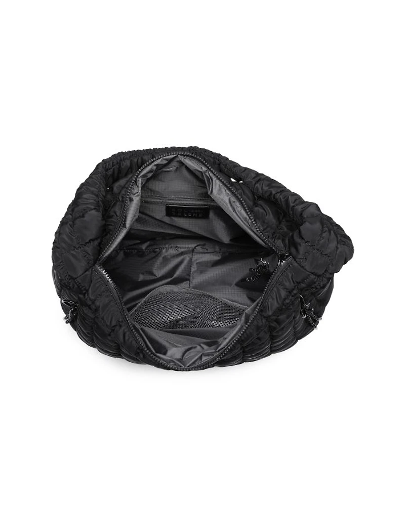 Revive Extra Large Quilted Nylon Hobo