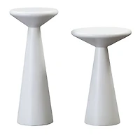Tov Furniture Gianna Concrete Accent Tables - Set of 2