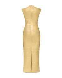 Foiled Cutout Bandage Gown