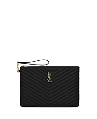 Saint Laurent Cassandre Matelasse Tablet Pouch