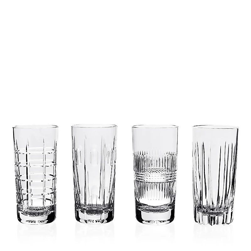 William Yeoward Crystal Skye Highball Tumbler 4-Piece Gift Set