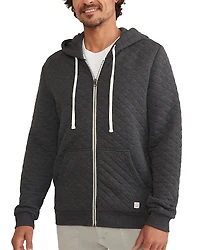 Marine Layer Quilted Zip Hoodie