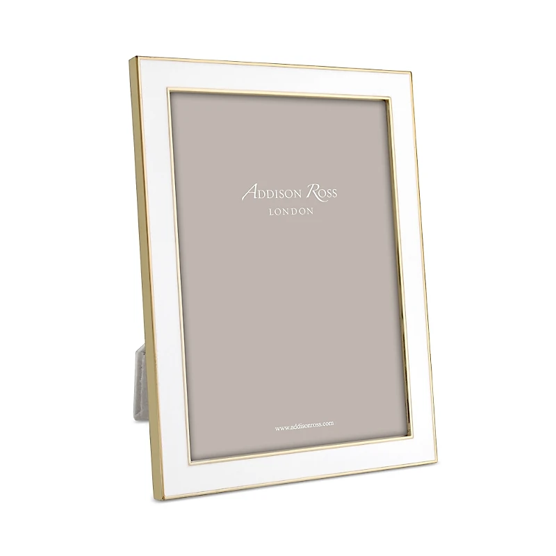Addison Ross White Enamel Picture Frame, 5 x 7