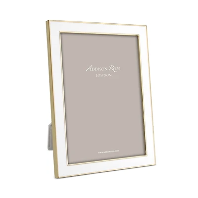 Addison Ross White Enamel Picture Frame, 5 x 7