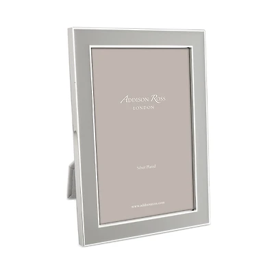 Addison Ross Chiffon Gray Enamel Picture Frame, 5 x 7