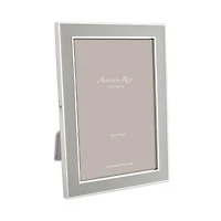 Addison Ross Chiffon Gray Enamel Picture Frame, 5 x 7