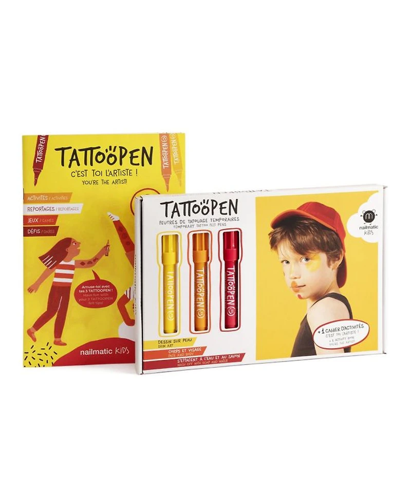 TattooPen Set You're The Artist - Ages 3-15