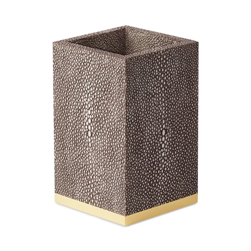 Faux Shagreen Pencil Cup
