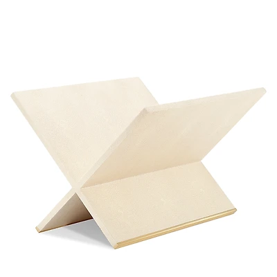 Aerin Faux Shagreen Magazine Rack