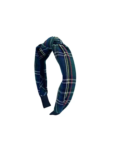 Bits & Bows Girls' Tilly Tartan Plaid Knot Headband - Little Kid, Big Kid