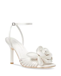Women's Rey Square Toe Rosettes High Heel Sandals
