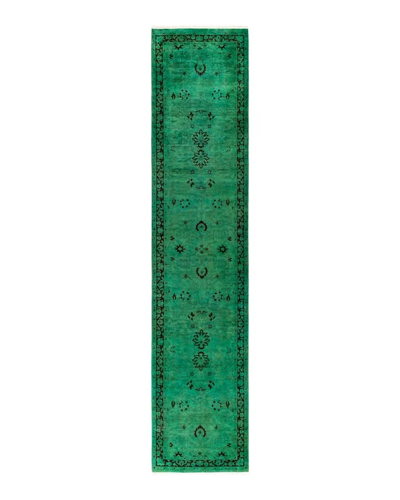 Fine Vibrance M1582 Runner Area Rug, 2'7" x 12'3"
