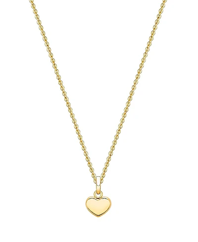 Tiny Blessings Girls' 14K Gold Modern Heart 13-14 Necklace - Children