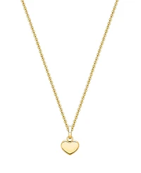 Tiny Blessings Girls' 14K Gold Modern Heart 13-14 Necklace - Children