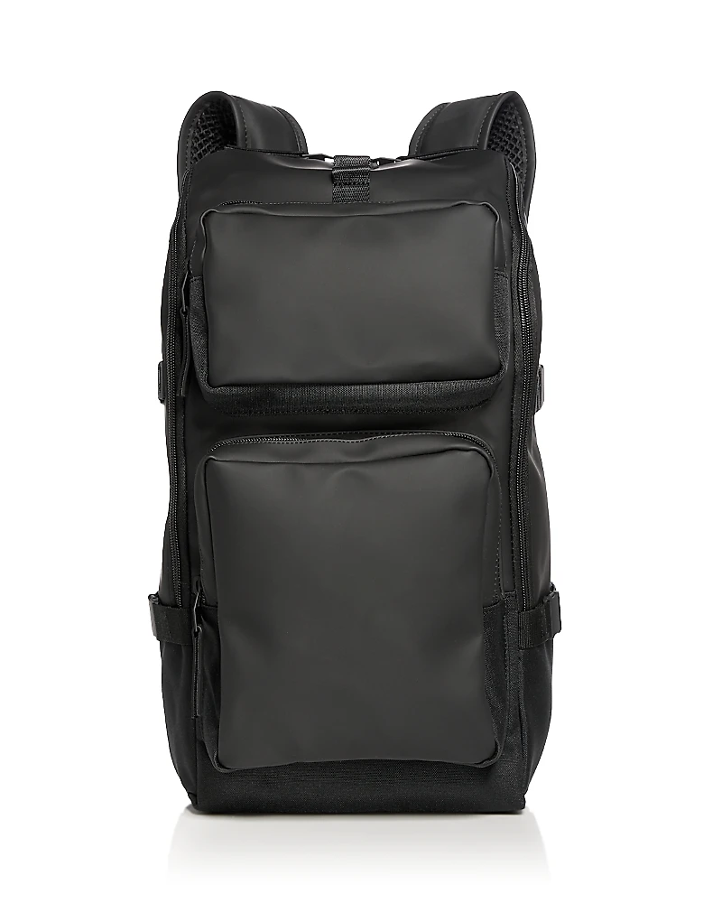 Rains Trail Faux Leather Cargo Backpack