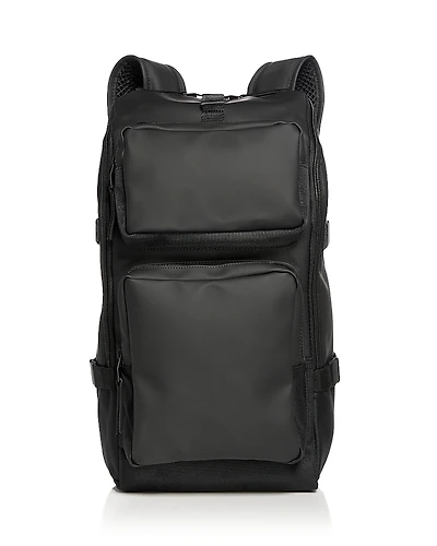 Rains Trail Faux Leather Cargo Backpack