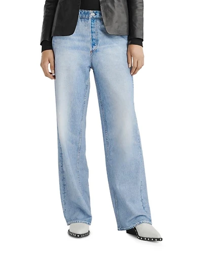 Miramar High Rise Wide Leg Cotton Terry Sweatpant Jeans