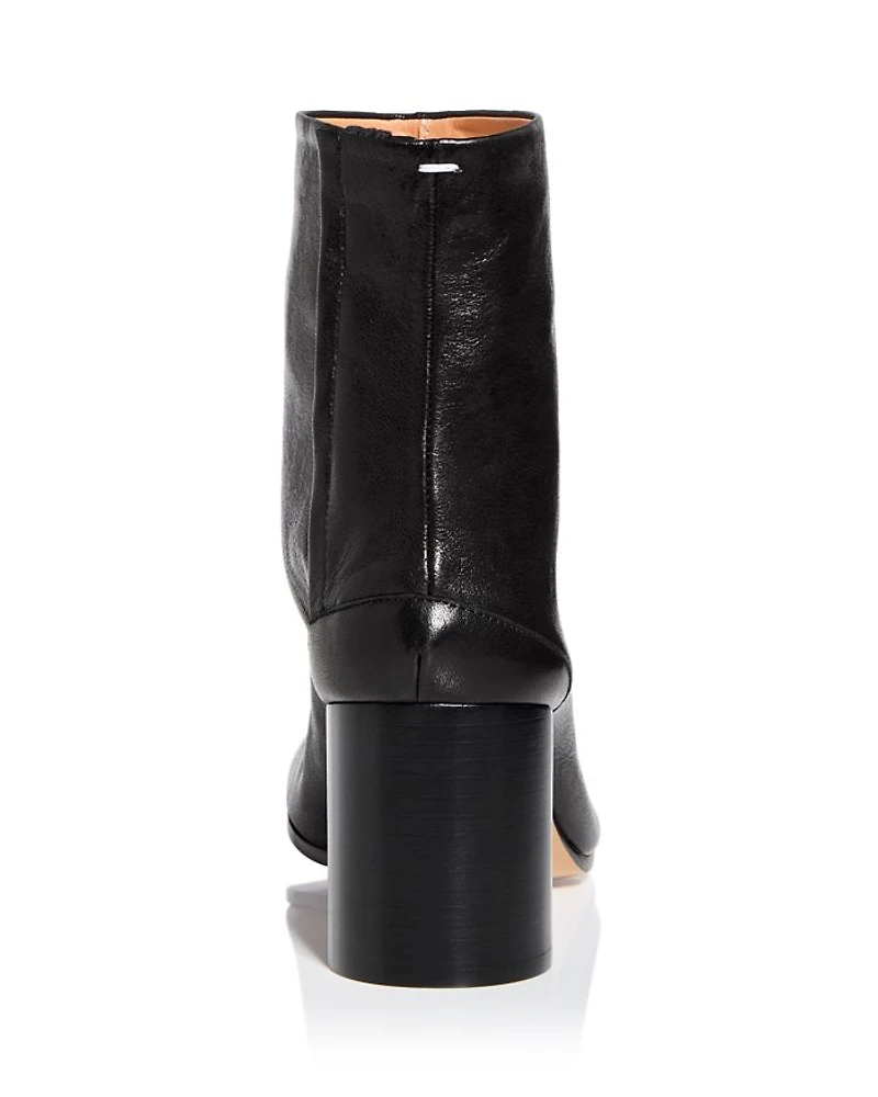 Women's Tabi Split Toe Block Heel Booties