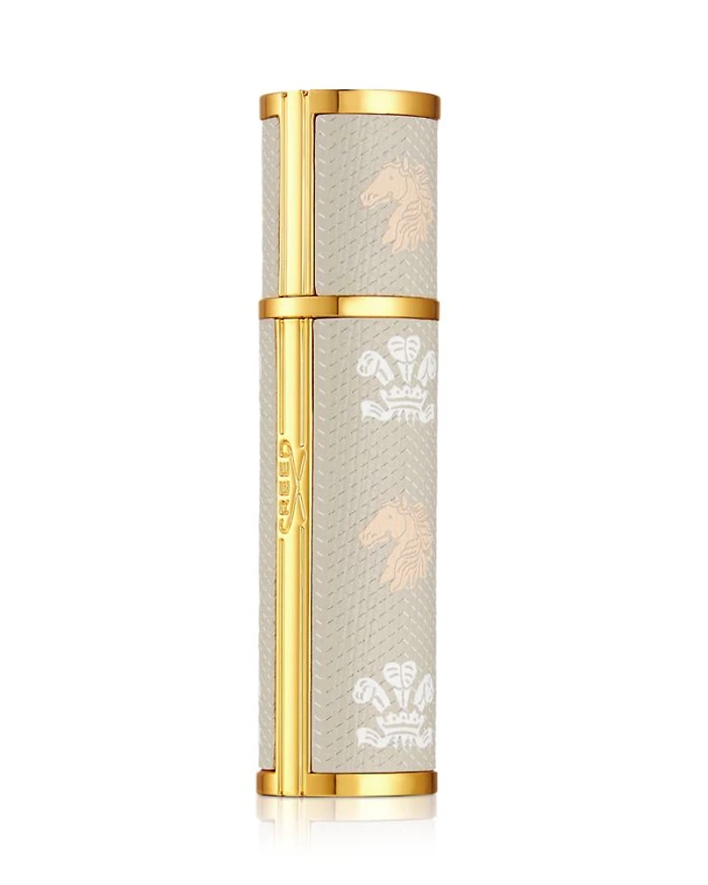 Beige Leather Travel Atomizer 0.16 oz.