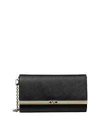 Michael Kors Mona Leather Large Clutch
