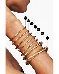 Petite Helena Two Station Wrap Bracelet 18K Yellow Gold with Diamonds