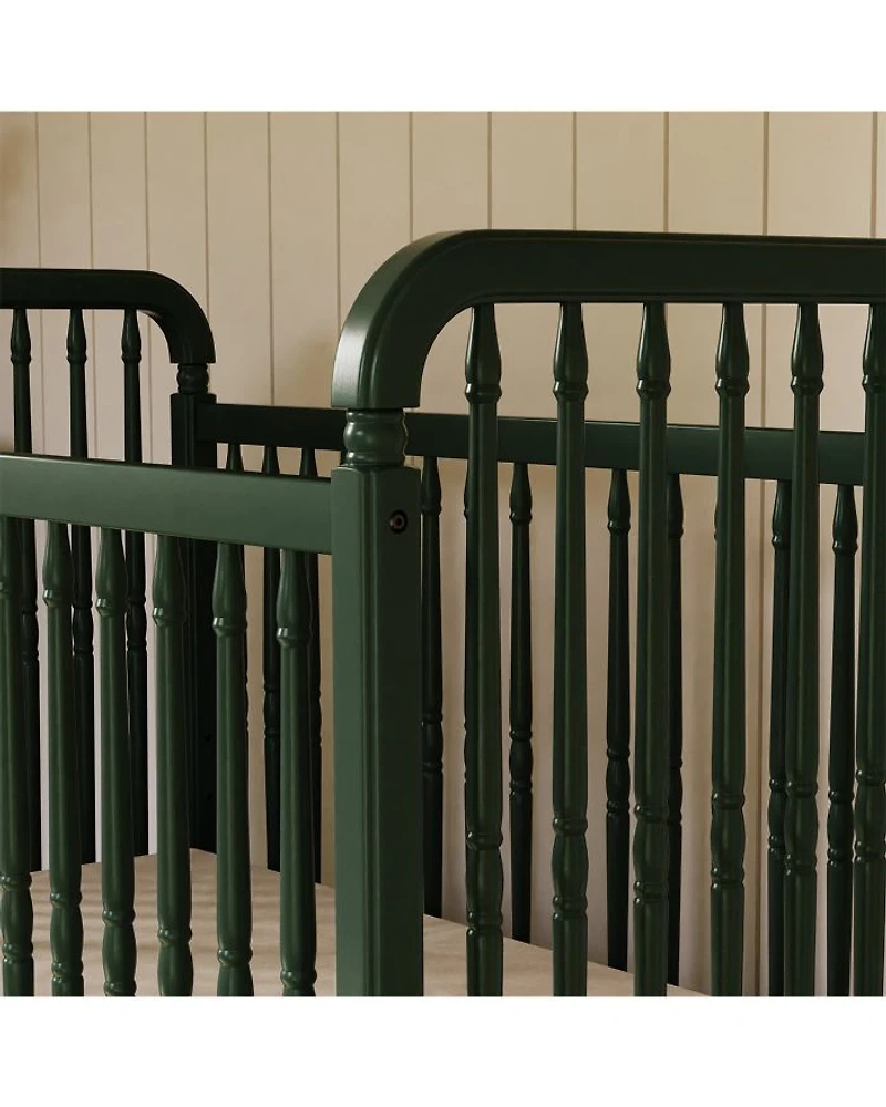 Liberty 3 1 Convertible Spindle Crib with Toddler Bed Conversion Kit