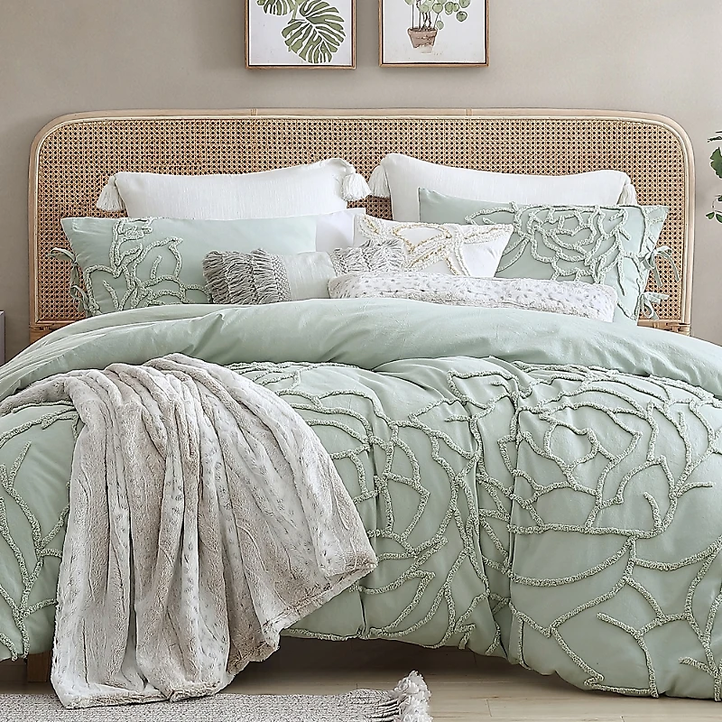 Peri Home Chenille Rose Comforter Set