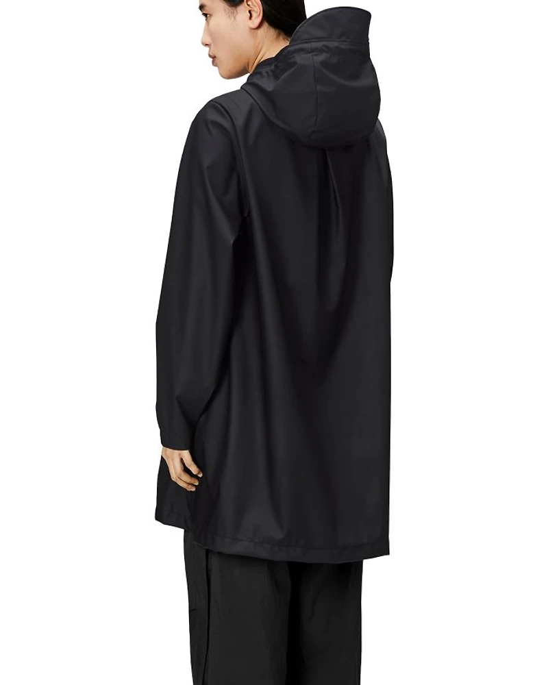 Hooded A-Line Rain Jacket