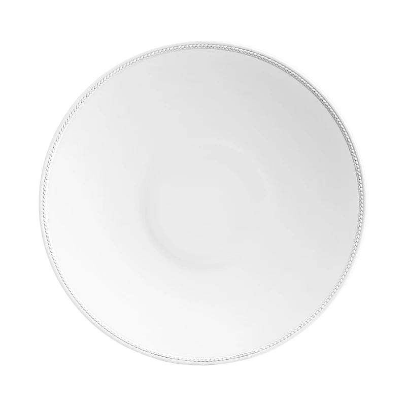 L'Objet Soie Tresse White Serving Bowl, Large