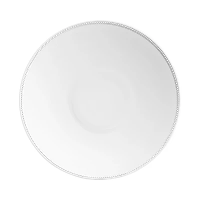 L'Objet Soie Tresse White Serving Bowl, Large