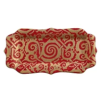 L'Objet Fortuny Maori Rectangular Platter, Medium