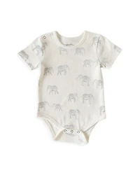 Unisex Short Sleeve Shoulder Snap One Piece - Baby