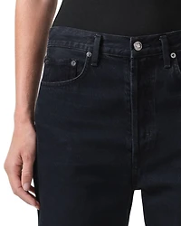 '90s Pinch Waist High Rise Straight Jeans Crushed
