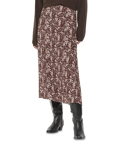 Micro Leopard Print Wrap Skirt