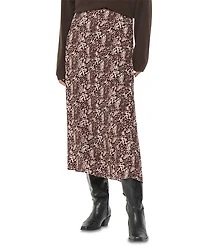 Micro Leopard Print Wrap Skirt