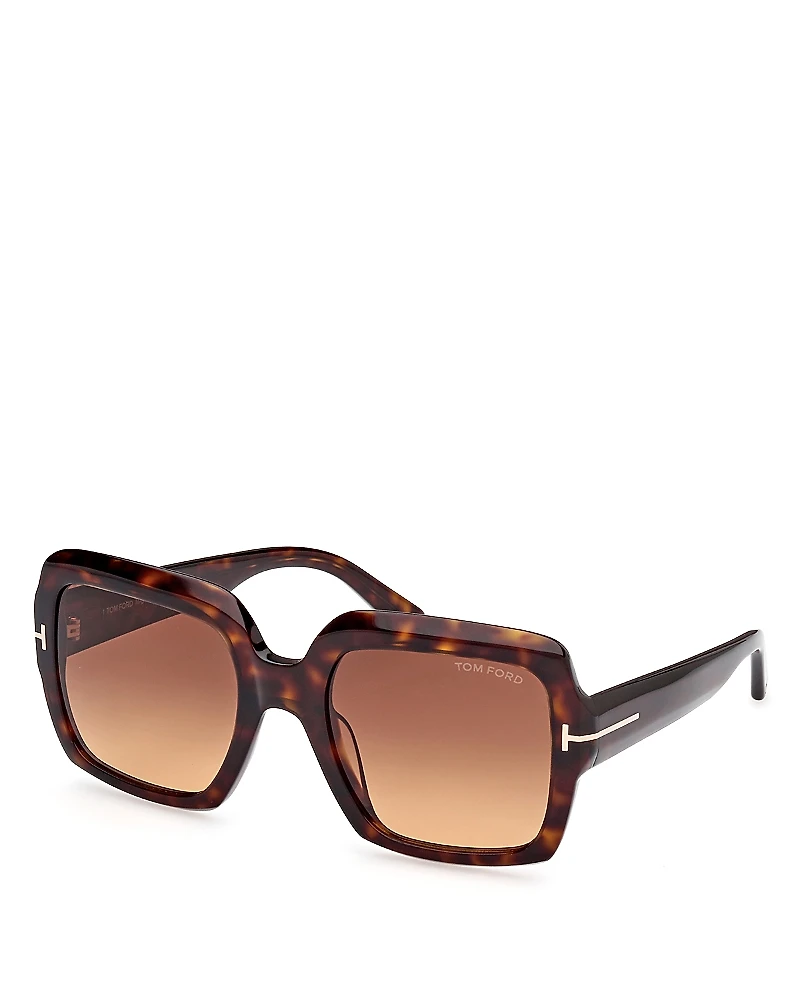 Tom Ford Square Sunglasses, 54mm