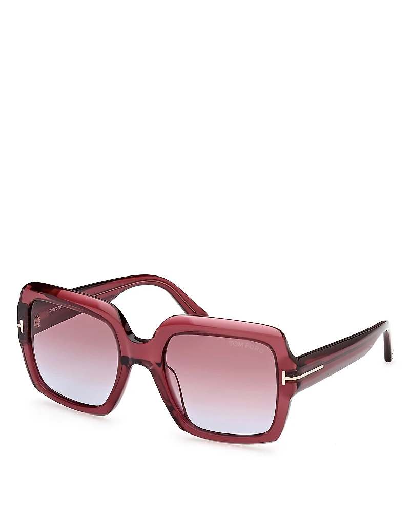 Tom Ford Square Sunglasses, 54mm