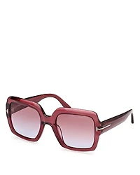 Tom Ford Square Sunglasses, 54mm