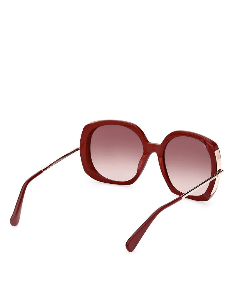 Black Butterfly Acetate Sunglasses, 58mm