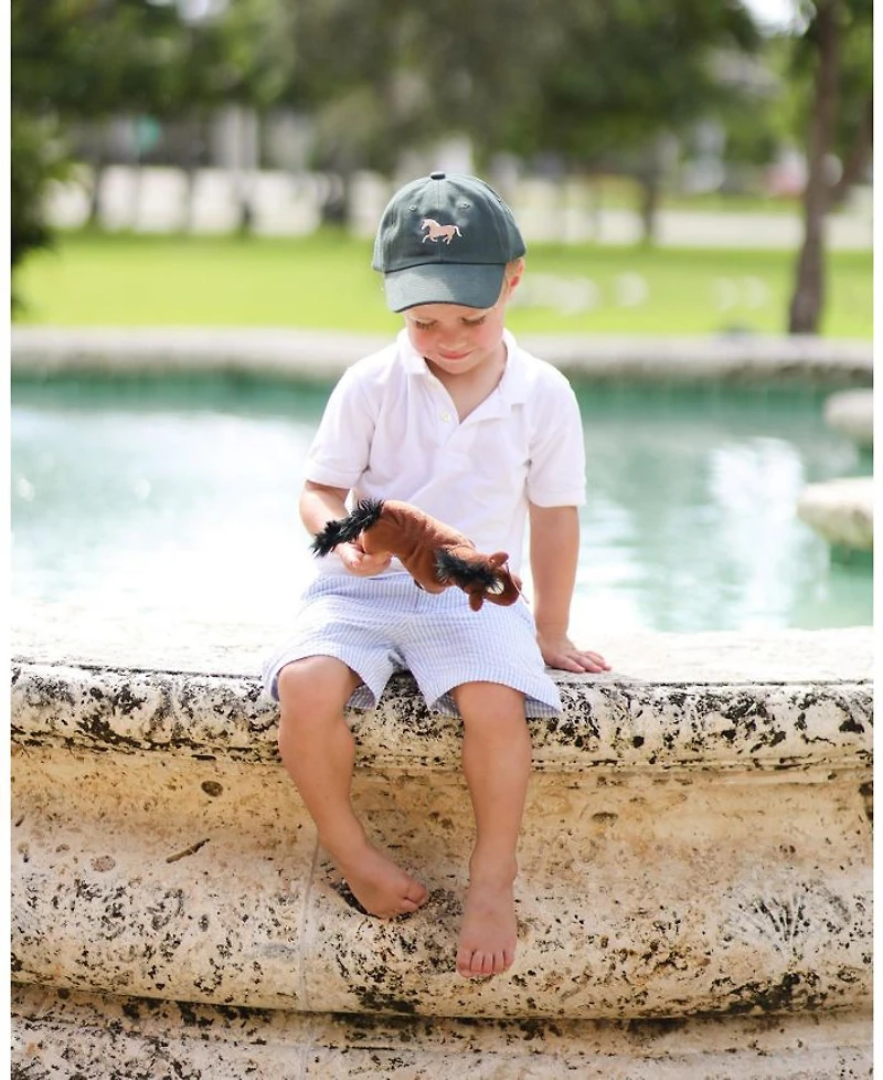 Boys' Horse Baseball Hat in Hunter Green - Baby, Little Kid, Big Kid