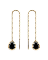 Ettika Barely There Teardrop Threader Earrings