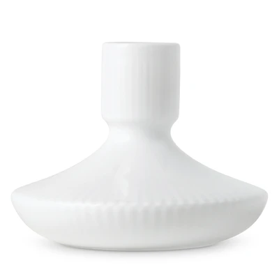 Royal Copenhagen White Fluted Candlestick