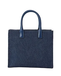 La Medusa Small Denim Tote