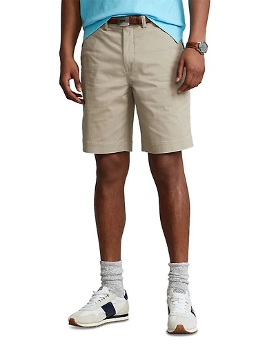 Cotton Blend Regular Fit Chino Shorts