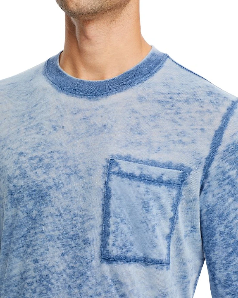 Burnout Long Sleeve Pocket Tee