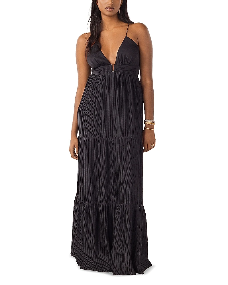 ba & sh Wasta Tiered Maxi Dress