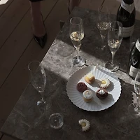 Intermezzo Gold Champagne Glasses, Set of 2