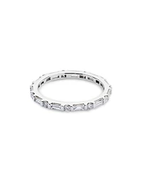 Diamond Eternity Band 14K White Gold, 0.75 tcw