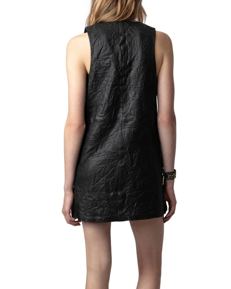 Rasha Leather Dress
