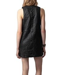 Rasha Leather Dress